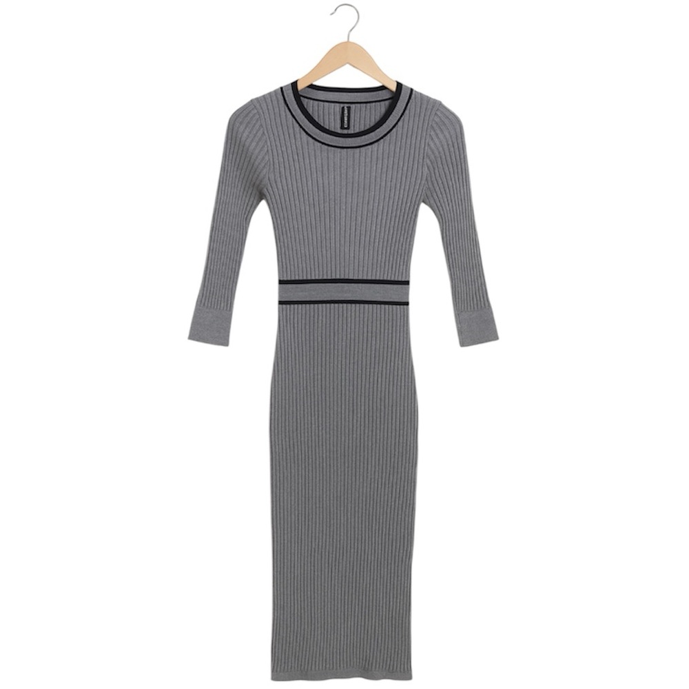 Poof Couture Fitted Sweater Dress Size: Medium